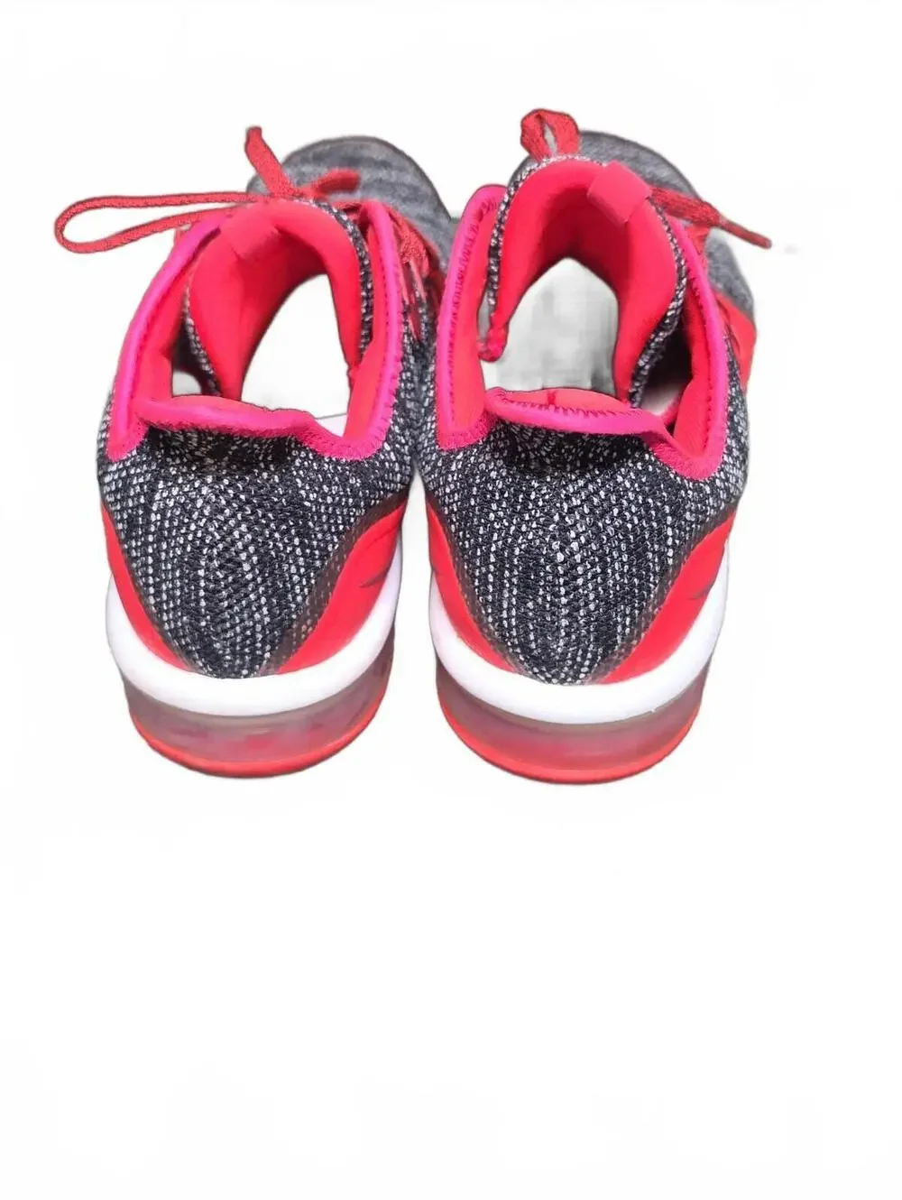Nike Air Max Sequent 3 Women’s 9.5 Red/Gray Running Sneaker Athletic Shoe